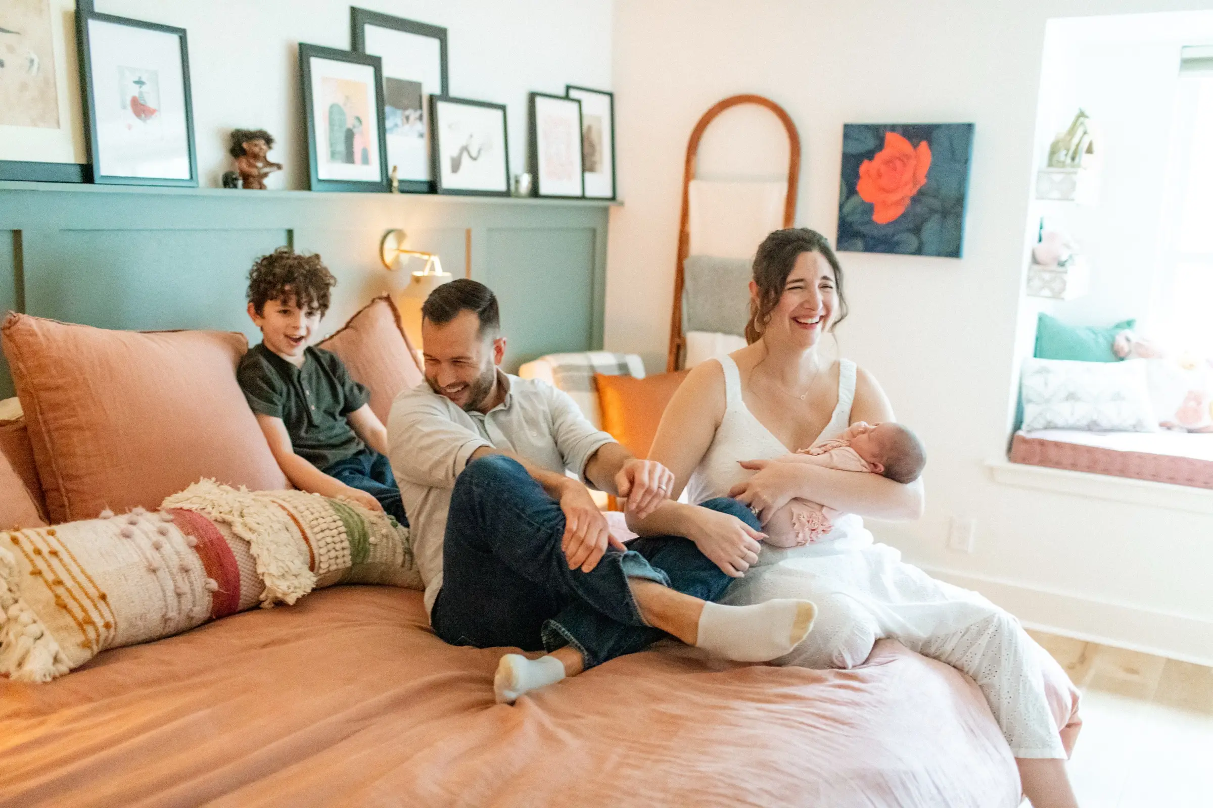 Newborn photography in the Texas Hill Country by Sara James