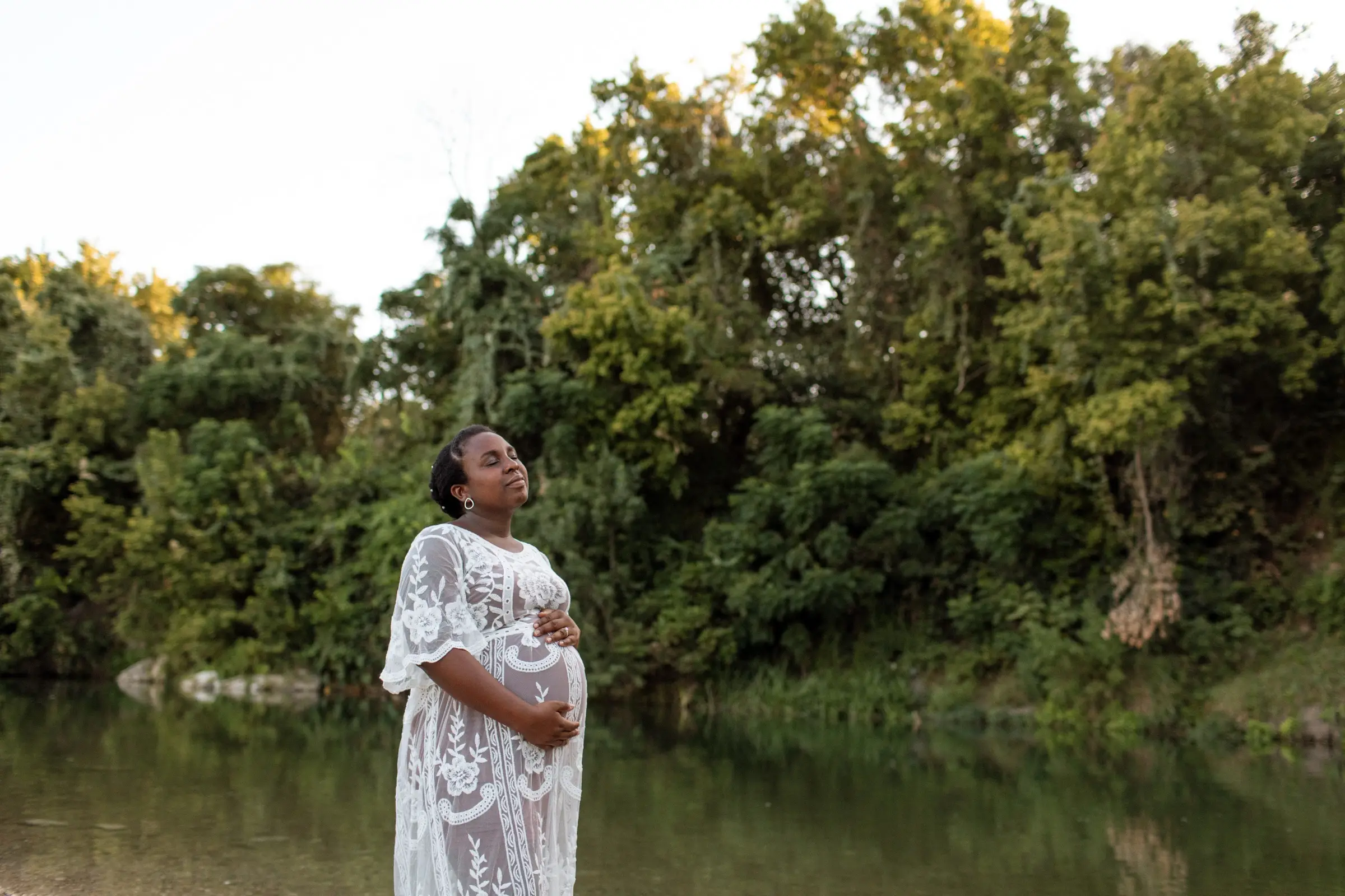 Maternity photography in the Texas Hill Country by Sara James