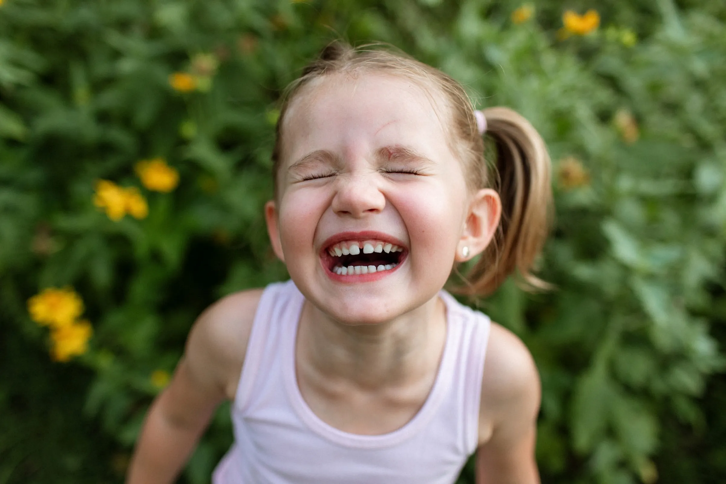 Some of my favorite images happen when kids are simply being themselves.